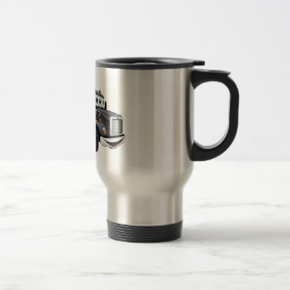 Mug De Voyage Carton plat du camion à remorque noir