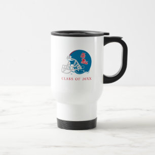 Mug De Voyage Casque Ole Miss Football Bleu clair