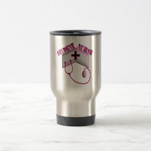 Mug De Voyage Casquette et stéthoscope DE RELIEF par