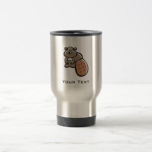 Mug De Voyage Castor mignon ; Cool