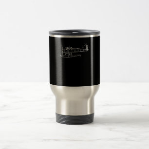 Mug De Voyage Castor sur les flottes Plan de mer Piot Drôle cade