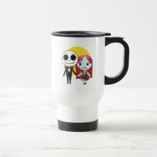 Mug De Voyage Cauchemar avant Noël Jack et Sally Emoji
