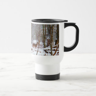 Mug De Voyage Cerf dans la chute de neige