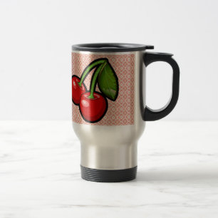 Mug De Voyage Cerises sur Fleur