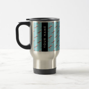 Mug De Voyage Cerisier Fleur, Sakura Rose, Votre Nom