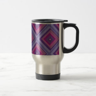 Mug De Voyage champs de lavande de la passion pourpre diamant ar