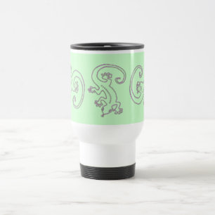 Mug De Voyage Changer la couleur Gecko 2 rose