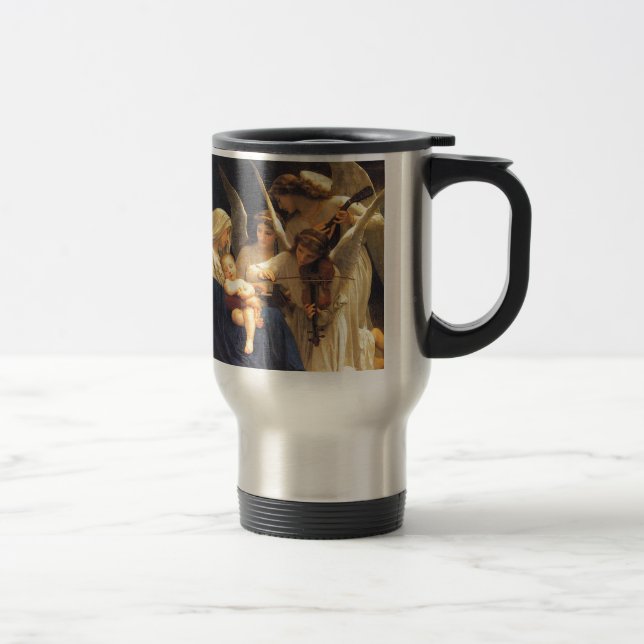 Mug De Voyage Chanson des anges, William-Adolphe Bouguereau (Droit)