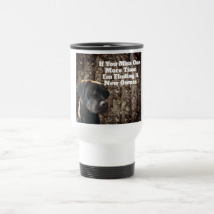 Mug De Voyage Chasse au canard amusant Chocolat Lab Camo Coffee