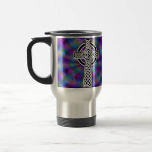Mug De Voyage Chasse de voyage de la Croix celtique