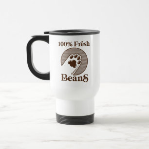 Mug De Voyage Chat aux haricots d'orteil