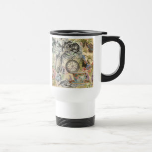 Mug De Voyage Chat du Cheshire Alice au Pays des Merveilles Clas