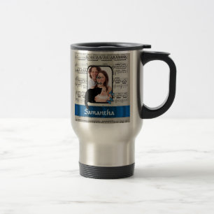 Mug De Voyage Chat noir et papillons