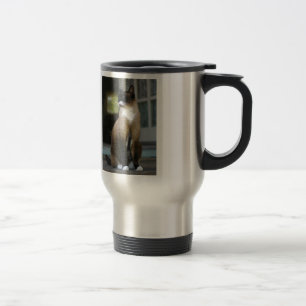 Mug De Voyage Chat siamois sur le porche