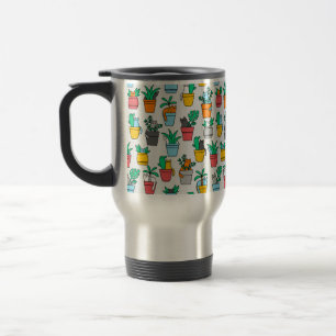 Mug De Voyage Chats dans les pots à fleurs