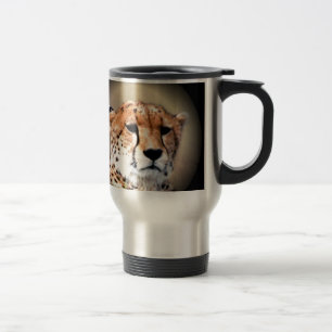 Mug De Voyage Cheetah Portrait par Pleine lune : La grâce de la