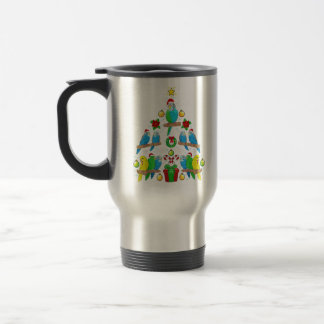 Mug De Voyage Chemise de basketball de Noël Merry Swishmas Santa