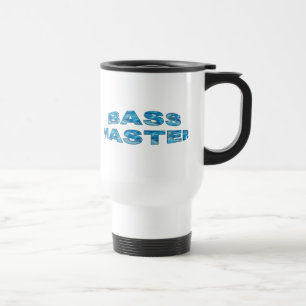Mug De Voyage Chemises de pêche du maître de basse