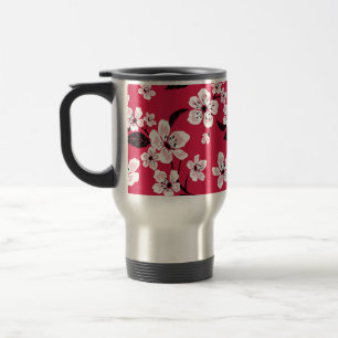 MUG DE VOYAGE CHERRY BLOSSOM - SAKURA (ROUGE)