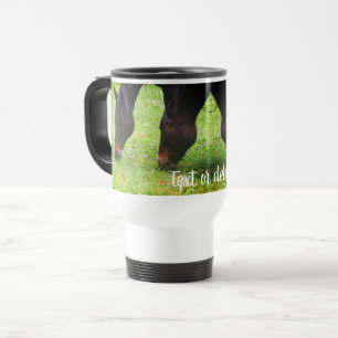 Mug De Voyage Cheval Amis Pâtage personnalisé