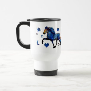 Mug De Voyage Cheval islandais Stary Night