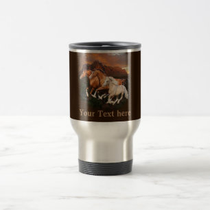 Mug De Voyage Chevaux sauvages d'Arizona