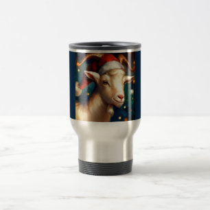 Mug De Voyage Chèvre de Noël 1