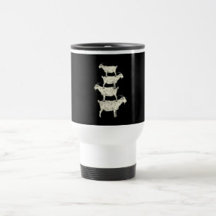 Mug De Voyage Chèvre Retro