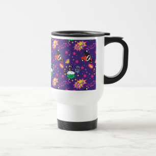Mug De Voyage Chibi Joker et Harley Motif