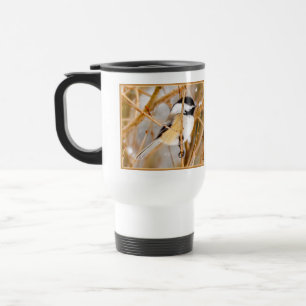 Mug De Voyage Chickadee au plafond noir - Photo originale