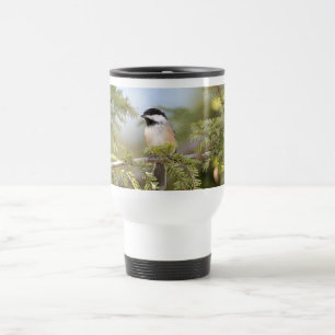 Mug De Voyage Chickadee couvert par noir