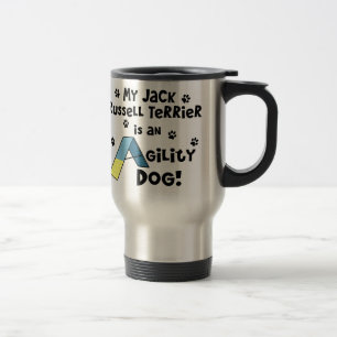 Mug De Voyage Chien d'agilité de Jack Russell Terrier