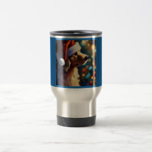 Mug De Voyage Chien de Noël 3