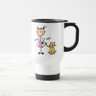 Mug De Voyage Chiffre vétérinaire de bâton