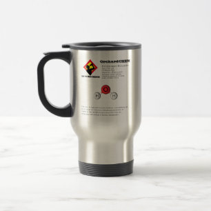 Mug De Voyage Chimie amusante Dihydrogène Monoxyde (H2O)