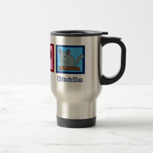 Mug De Voyage Chinchillas d'amour de paix