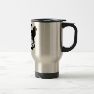 Mug De Voyage Chiot des Pyrénées et 2 silhouettes