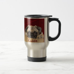 Mug De Voyage Chiot mignon de carlin d'iCuddle