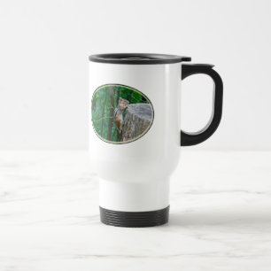 Mug De Voyage Chipmunk oriental sur Stump