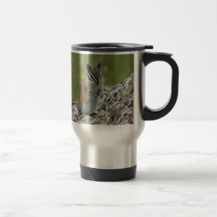 Mug De Voyage chou mignon chipmunk sur rock