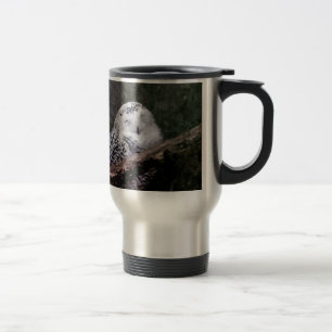 Mug De Voyage Chouette Harfang Couple Art Bois Faune