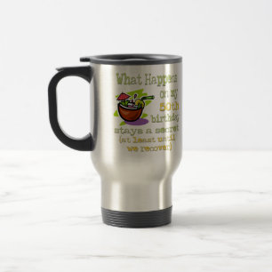 Mug De Voyage cinquantième Cadeaux de fête d'anniversaire. Ce