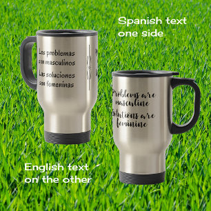 Mug De Voyage Citation anglaise espagnole amusante
