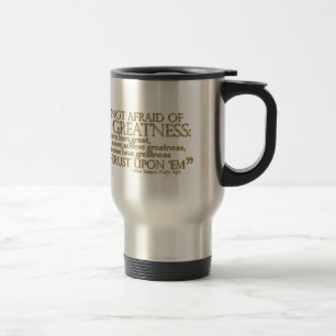 Mug De Voyage Citation de douzième nuit (version d'or)