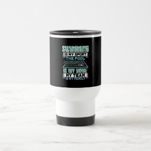 Mug De Voyage Citation de natation drôle