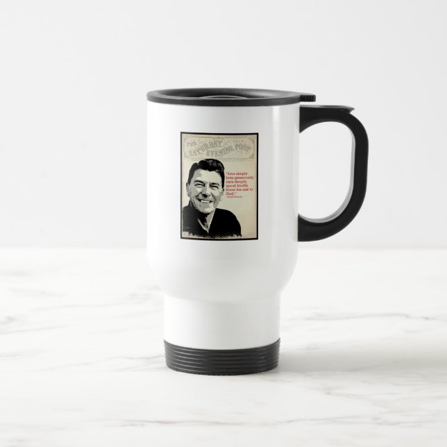 Mug De Voyage Citation de Ronald Reagan (Droite)