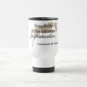 Mug De Voyage Citation de simplicité avec le cheval de pullover
