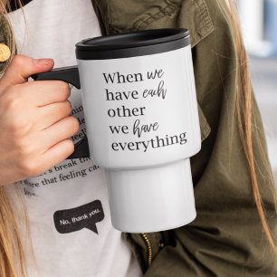 Mug De Voyage Citation romantique romantique romantique moderne
