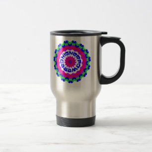 Mug De Voyage Citation Spirituelle Plus Élevée Conception De Kal