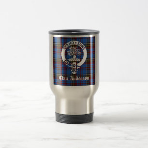 Mug De Voyage Clan écossais Anderson Crest & Tartan